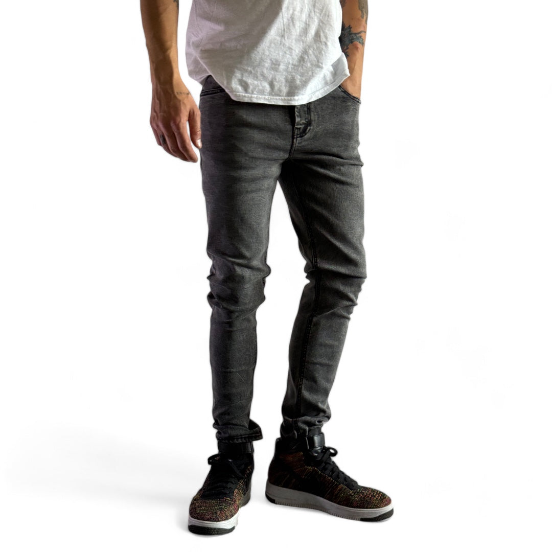 B u a i s o u  Skinny Jeans Grey Steel